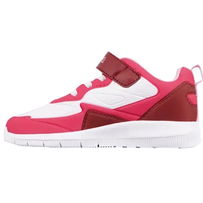Sapatos infantis Kappa Durban Pr K branco e rosa 260894PRK 1022 1