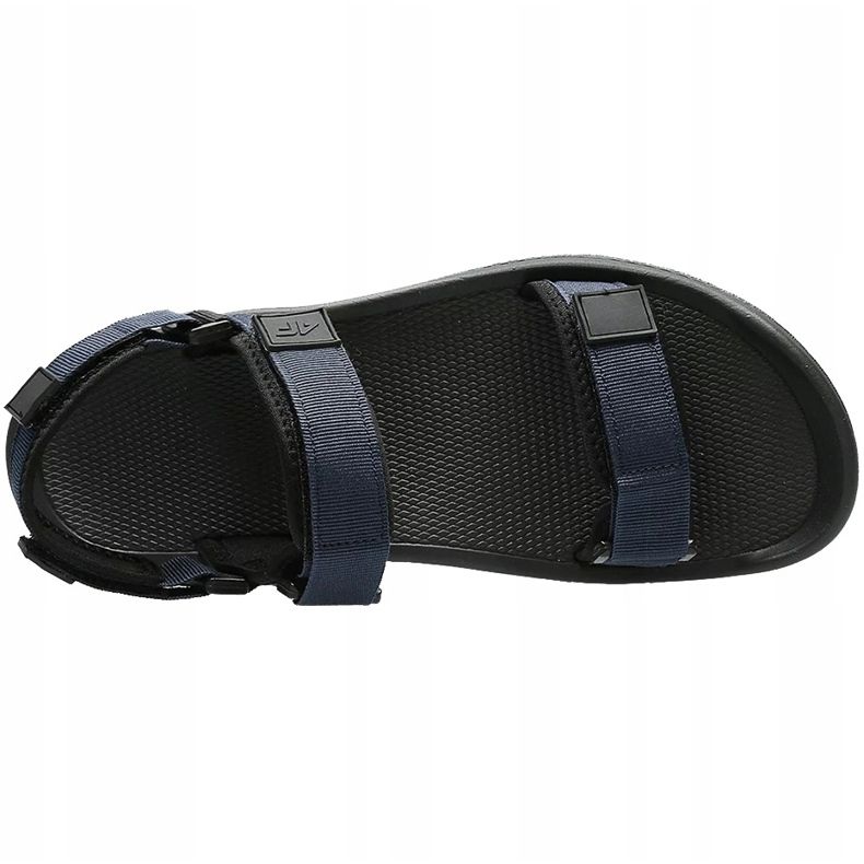 Sandálias masculinas 4F azul marinho H4L21 SAM001 31S preto 1