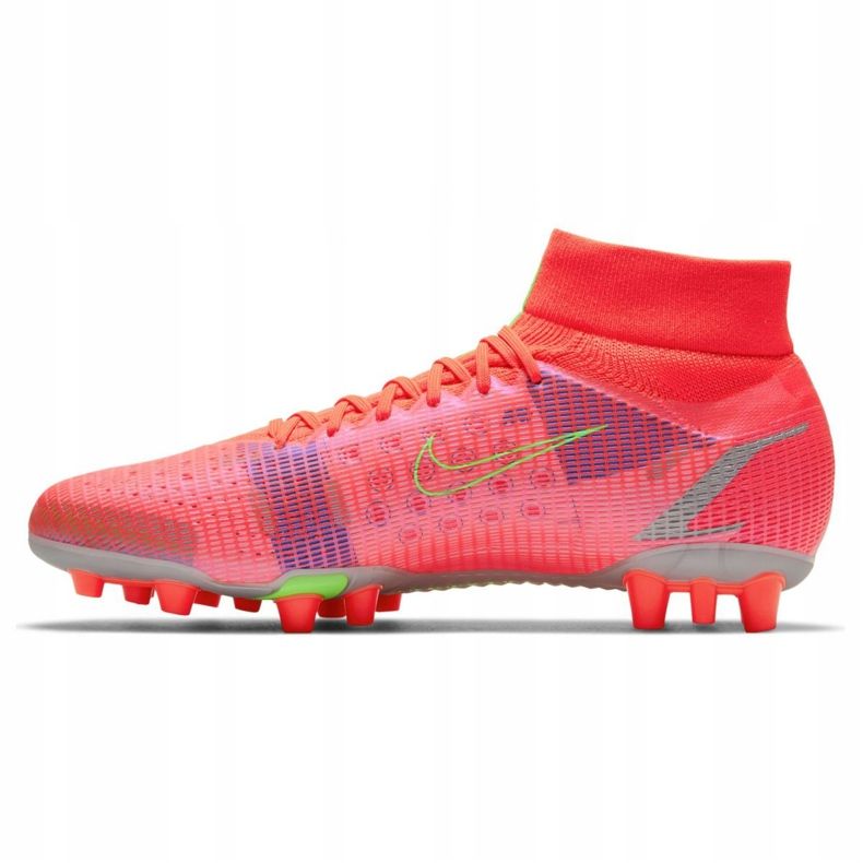Chuteiras Nike Superfly 8 Pro Ag M CV1130-600 coral vermelho 1