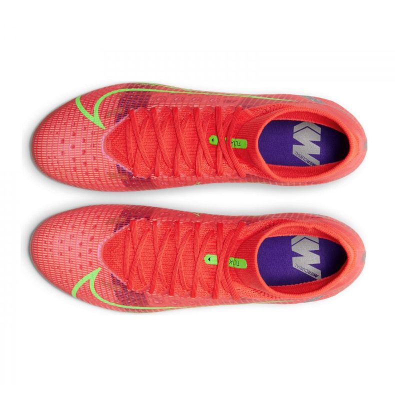 Chuteiras Nike Superfly 8 Pro Ag M CV1130-600 coral vermelho 2