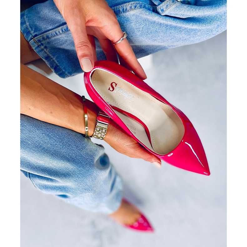 Salto alto feminino fúcsia NF-50P fúcsia rosa 1