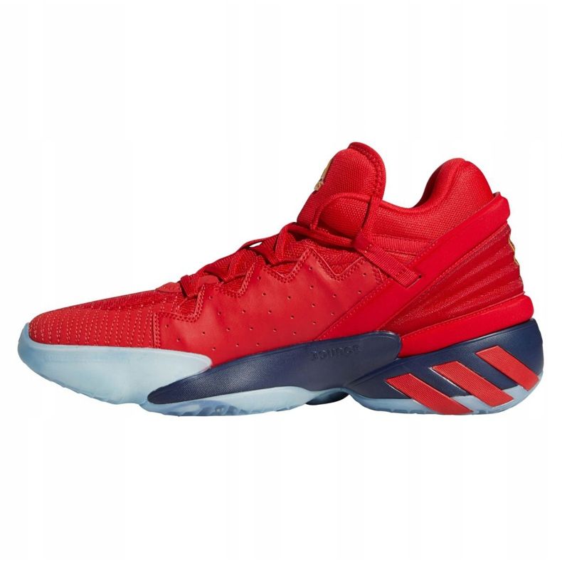 Tênis de basquete Adidas DON Edição # 2 M FX6519 multicolorido vermelho 1