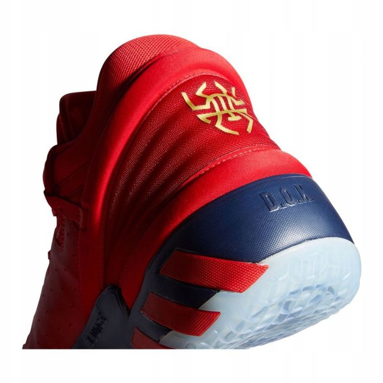 Tênis de basquete Adidas DON Edição # 2 M FX6519 multicolorido vermelho 2