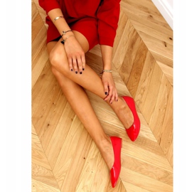 Bailarina lacada lisa vermelho CC201 vermelho 2