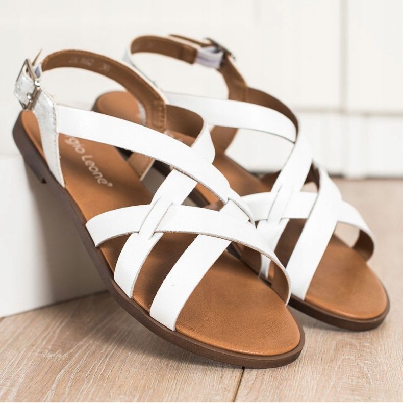 Sandálias Sergio Leone casuais branco 2