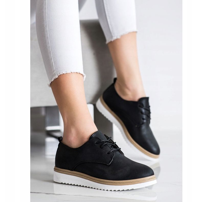 SHELOVET Sapatos Casuais Pretos 1