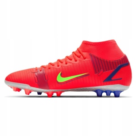 Chuteiras Nike Superfly 8 Academy Ag M CV0842-600 multicolorido vermelho 1