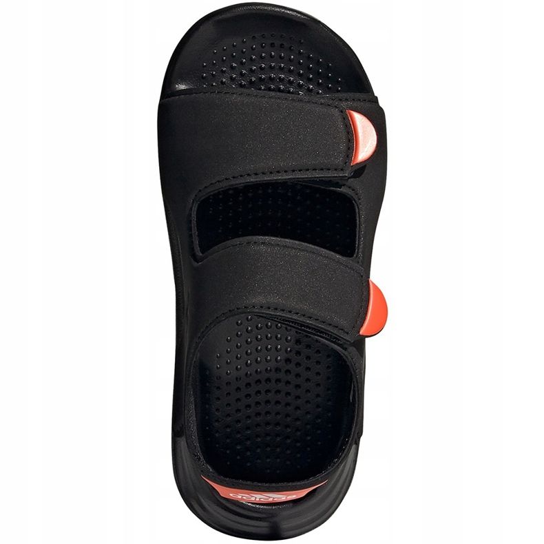 Sandálias infantis Adidas Swim Sandal C pretas FY8936 preto 1
