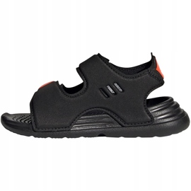 Sandálias infantis Adidas Swim Sandal pretas FY8064 preto 1