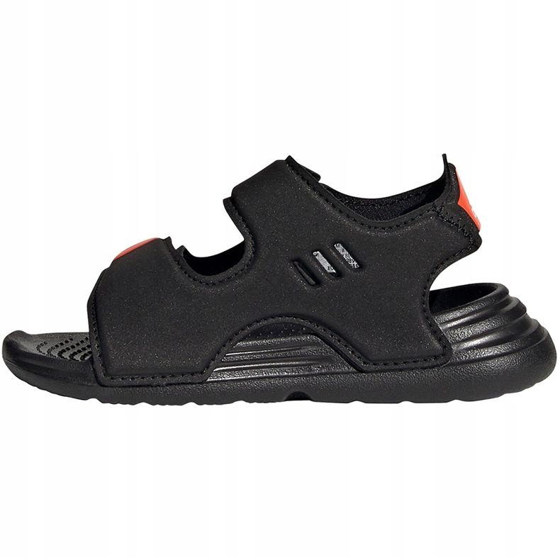 Sandálias infantis Adidas Swim Sandal pretas FY8064 preto 1