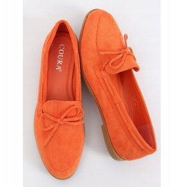 Mocassins femininos clássicos laranja 3394 Orange 1