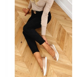 Bailarinas femininas Champagne DY-10 Champagne rosa 2