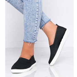 Tênis Black Slip On openwork Funk preto 1