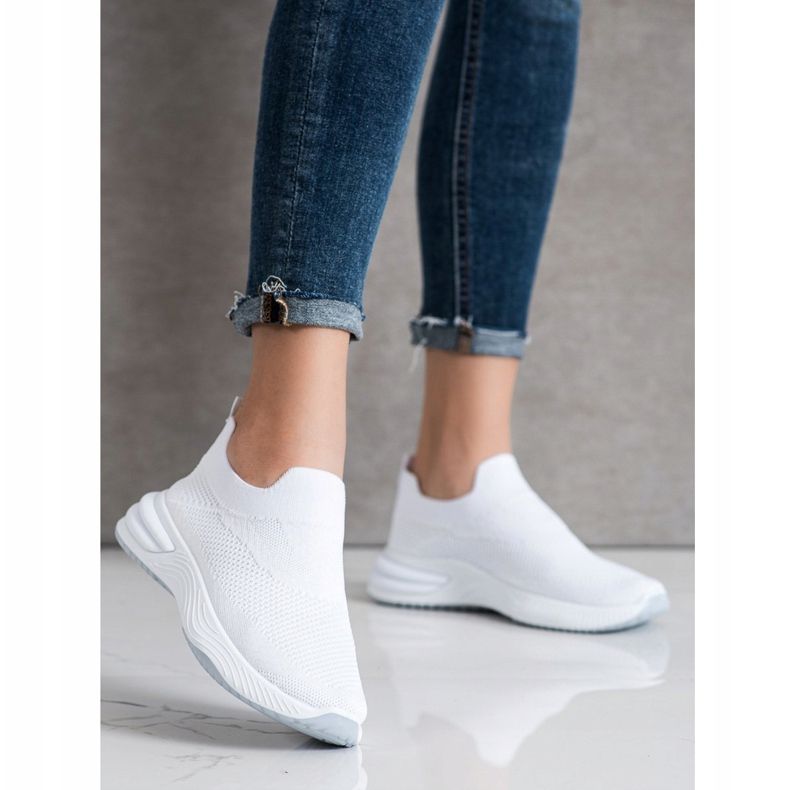 SHELOVET Tênis Slip-on branco 1