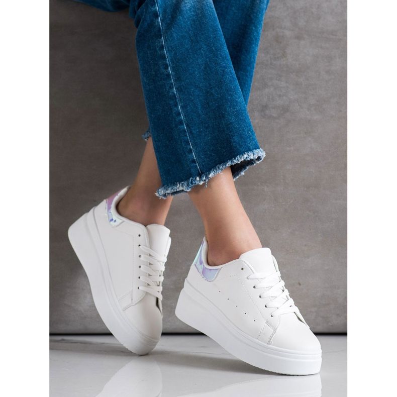 SHELOVET Tênis Confortáveis branco 1