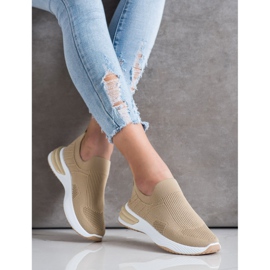 SHELOVET Tênis Openwork Slip-on marrom 2