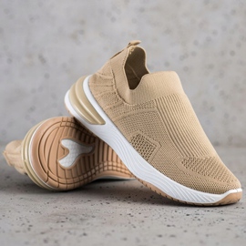 SHELOVET Tênis Openwork Slip-on marrom 1