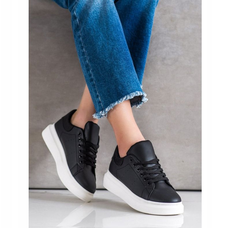 SHELOVET Tênis Clássicos preto 2