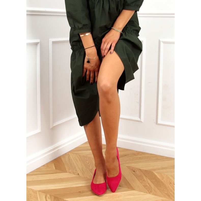 Bombas de salto baixo fúcsia CC205P fúcsia rosa 2