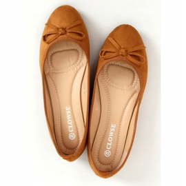 Camel 9F116 Camel camurça bailarinas castanho 1