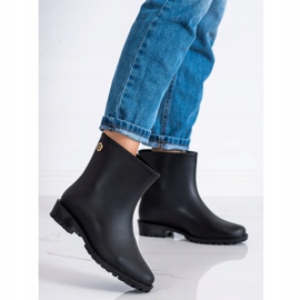 SHELOVET Galochas clássicas mate preto 1