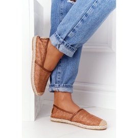 Alpercatas em palha Lu Boo Brown Sole marrom 1