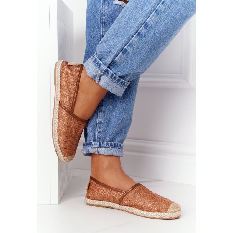 Alpercatas em palha Lu Boo Brown Sole marrom 1