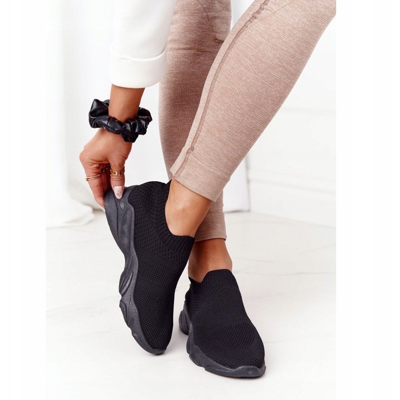 PS1 Calçados esportivos femininos Slip-on Black Yoga Class preto 2