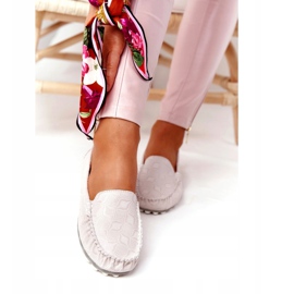 Mocassins ecológicos de couro Rio Flore cinza 1