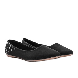 Bailarinas preto fosco com tachas Doyer St. 1