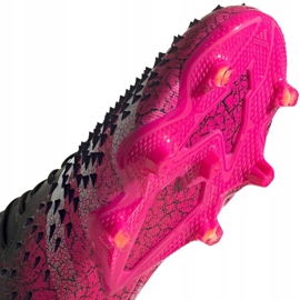 Chuteiras Adidas Predator Freak.1 L Fg M FW7244 branco, preto, rosa preto 2