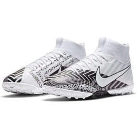 Chuteira Nike Mercurial Superfly 7 Academy Mds Tf Jr BQ5407 110 branco, branco, preto branco 1 Chuteira Nike Mercurial Superfly 7 Academy Mds Tf Jr BQ5407 110 branco, branco, preto branco 1