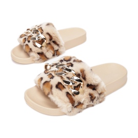 Vices Vícios NA18-473-leopardo bege marrom 1