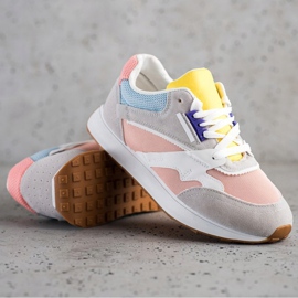 SHELOVET Calçados esportivos coloridos rosa multicolorido 1