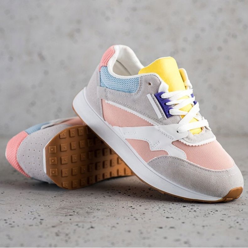 SHELOVET Calçados esportivos coloridos rosa multicolorido 1