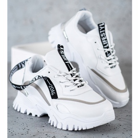 Ideal Shoes Tênis Moda Branca branco 2