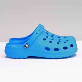 Flameshoes Chinelos femininos Eva Blue Foam Crocs azul 1