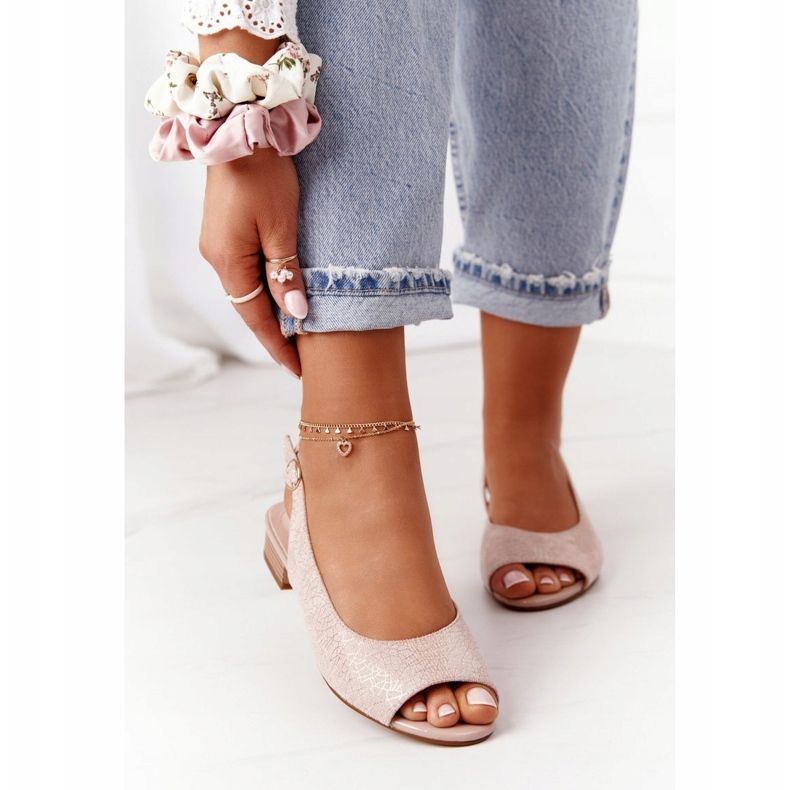 Sandálias de salto alto camurça Sergio Leone SK807 rosa 2