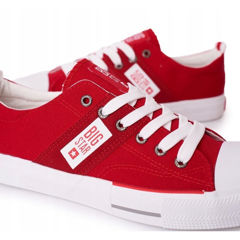 Tênis masculino Big Star HH174040 vermelho 2