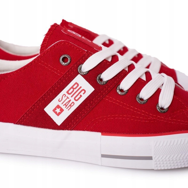 Tênis masculino Big Star HH174040 vermelho 4