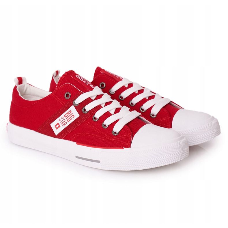 Tênis masculino Big Star HH174040 vermelho 5