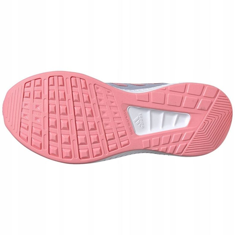 Sapatos infantis Adidas Runfalcon 2.0 K cinza-rosa FY9497 2