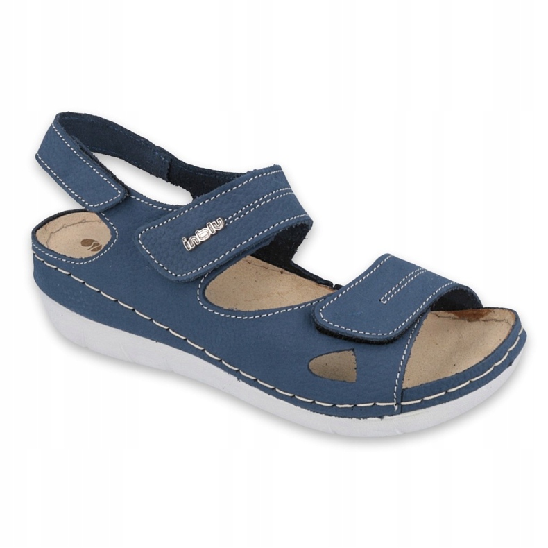 Sapatos femininos Inblu 158D142 azul marinho 1