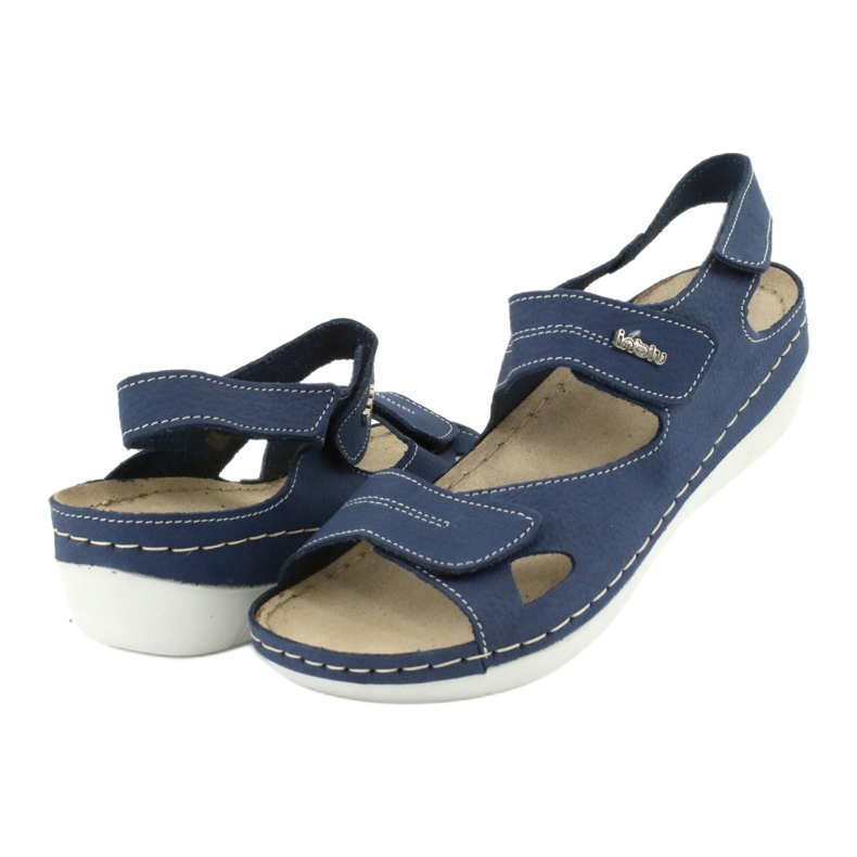 Sapatos femininos Inblu 158D142 azul marinho 4