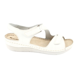 Sapatos femininos Inblu sandálias 158D113 branco 1
