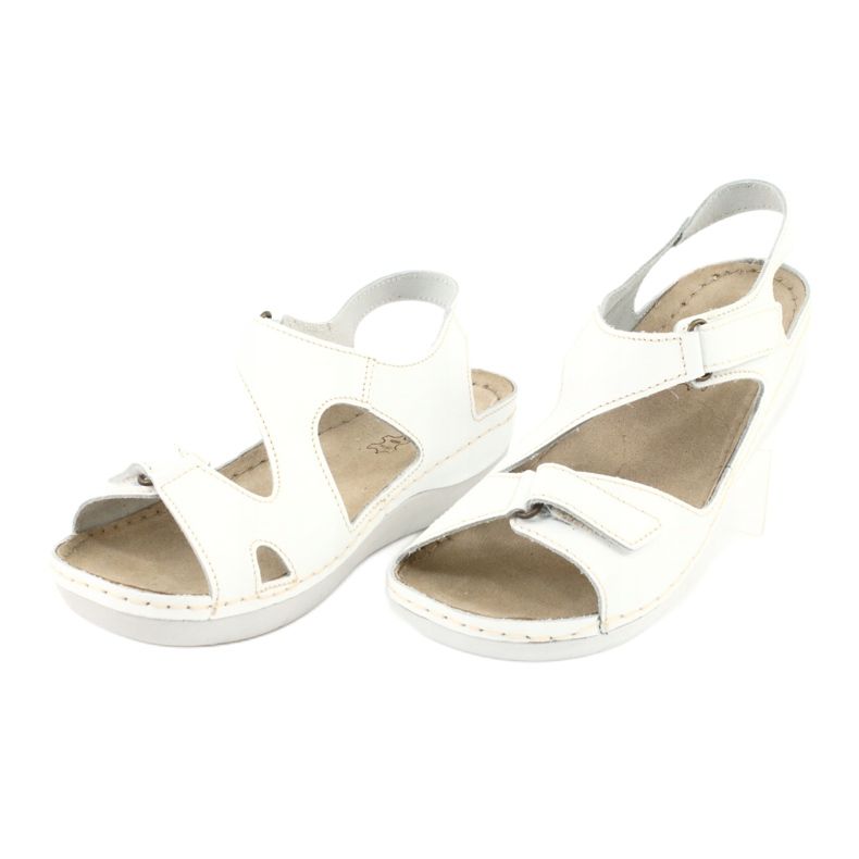 Sapatos femininos Inblu sandálias 158D113 branco 3