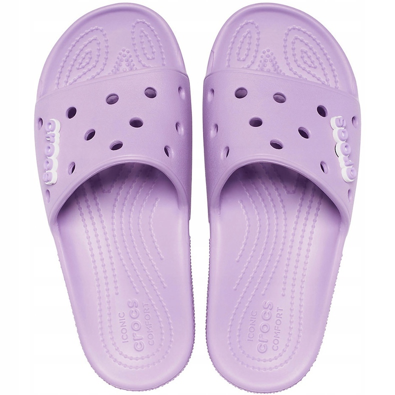 Chinelos femininos Crocs Classic Slide roxo 206121 5PR tolet 1 Chinelos femininos Crocs Classic Slide roxo 206121 5PR tolet 1