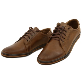 Polbut Sapatos masculinos 320 castanhos marrom 1