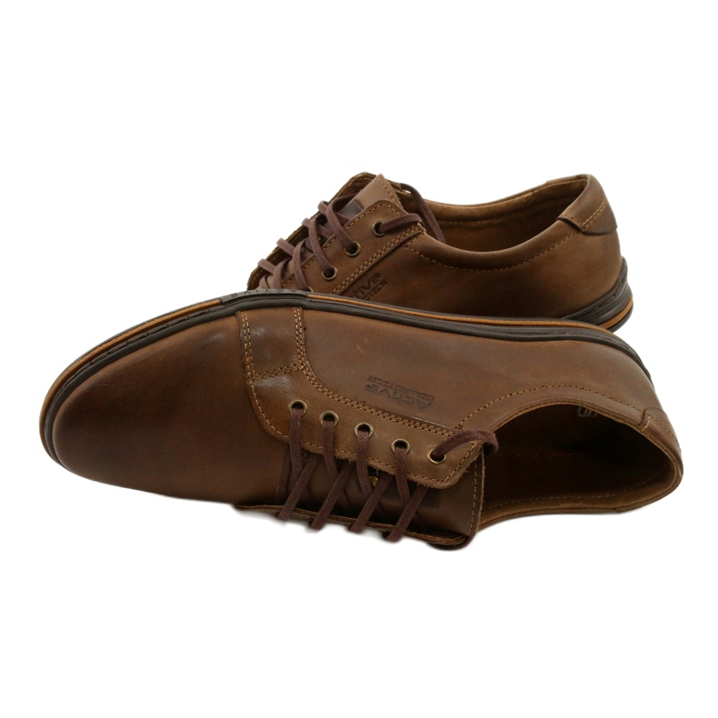 Polbut Sapatos masculinos 320 castanhos marrom 3