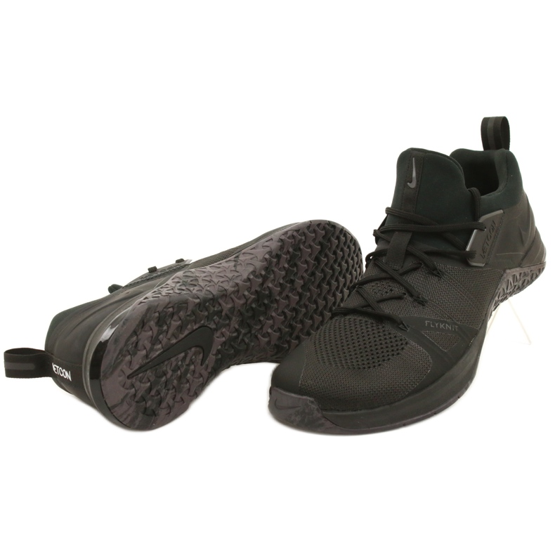 Tênis de treinamento Nike Metcon Flyknit 3 M AQ8022-010 preto 2